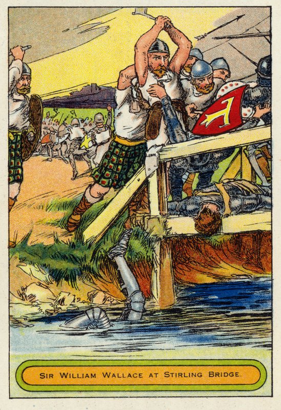 Sir William Wallace ved Stirling Bridge av English School