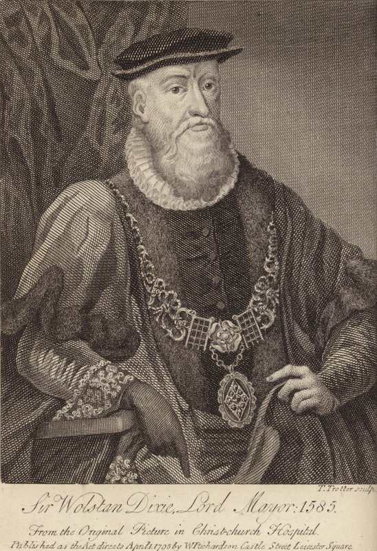 Sir Wolstan Dixie, Lord Mayor av English School