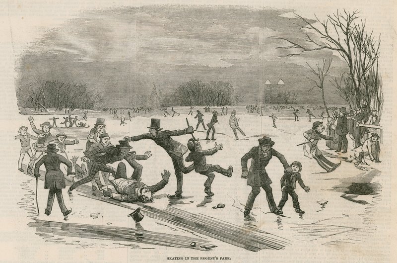Skating i Regents Park av English School