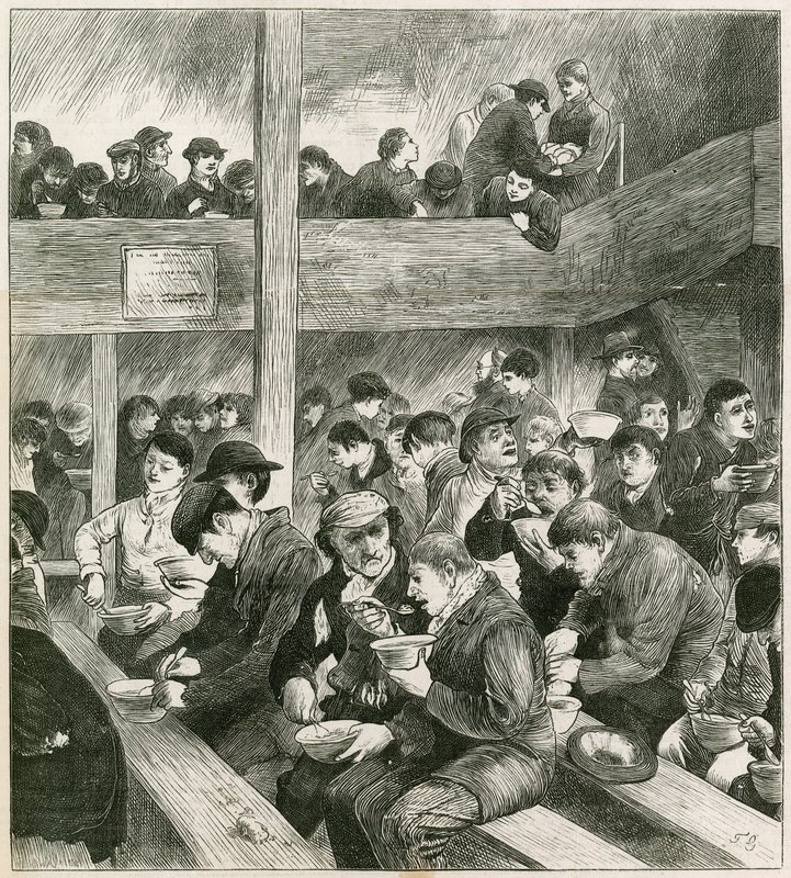 Skisse på Ned Wrights Thieves Supper av English School