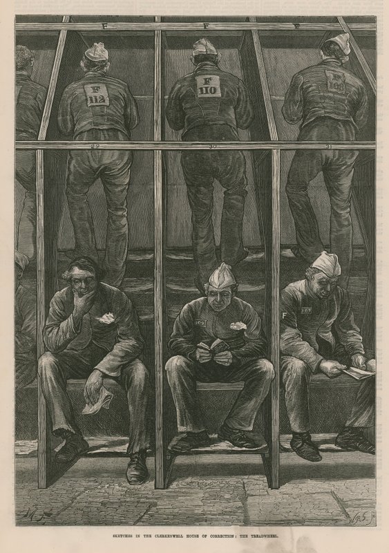 Skisser i Clerkenwell House of Correction av English School