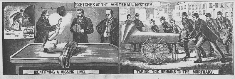 Skisser av Whitehall-mysteriet av English School
