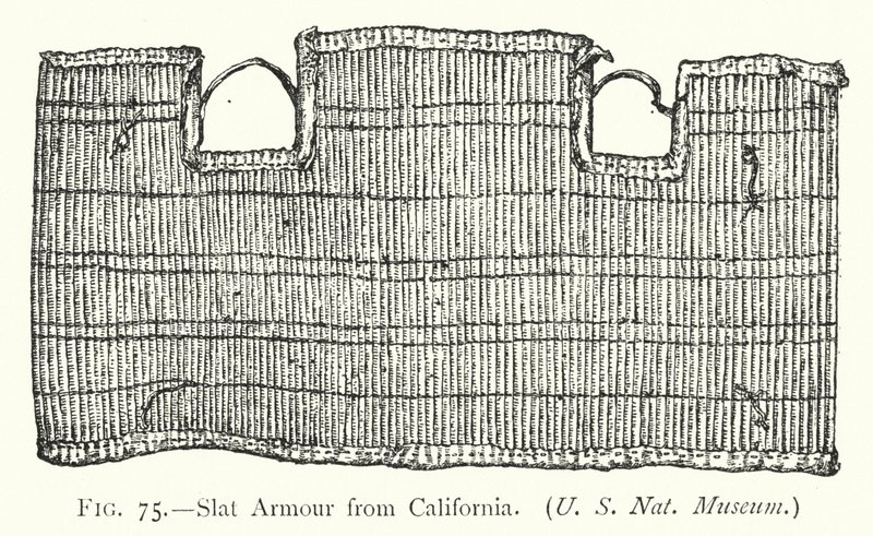Slat Armor fra California (litho) av English School