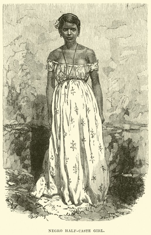 Slave halvkaste jente av English School
