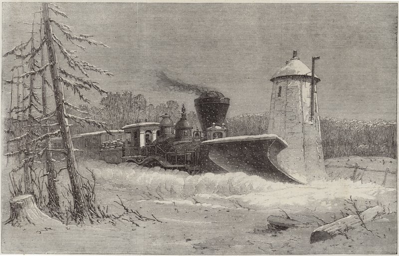 Snøplog på Grand Trunk Railway av English School