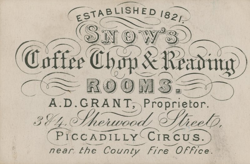 Snows kaffebar og lesesaler av English School
