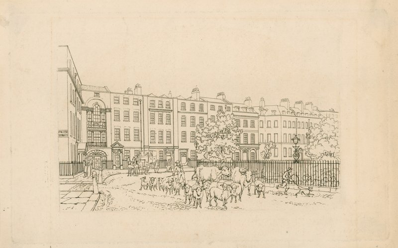 Soho Square, ser vestover av English School