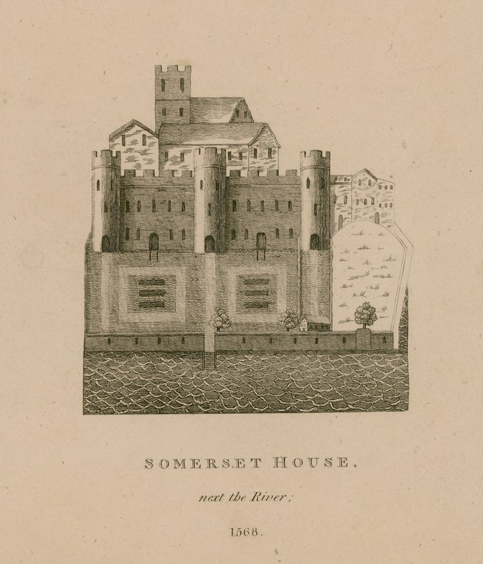 Somerset House, ved siden av elven, 1568 av English School