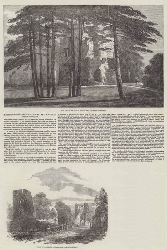 Somersetshire Archaeological and Natural History Society (gravering) av English School