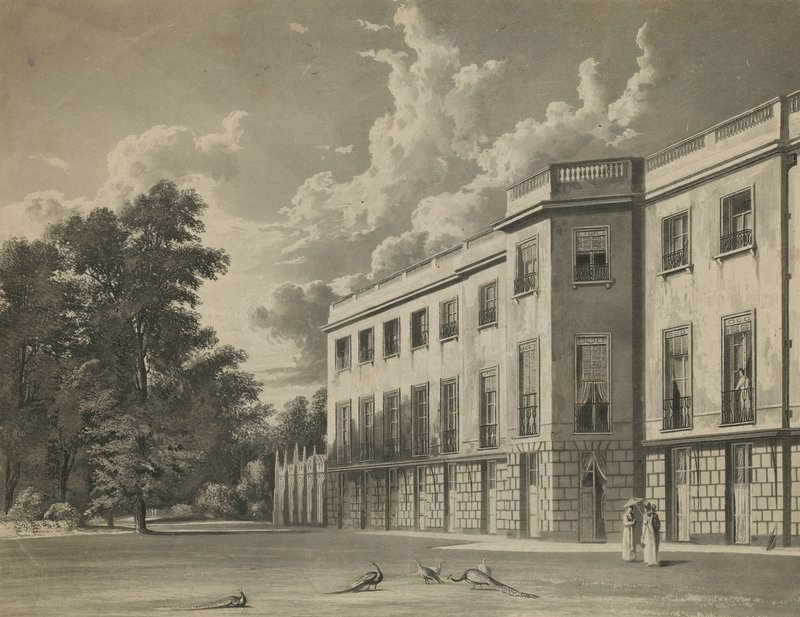 Sørfronten av Carlton House av English School