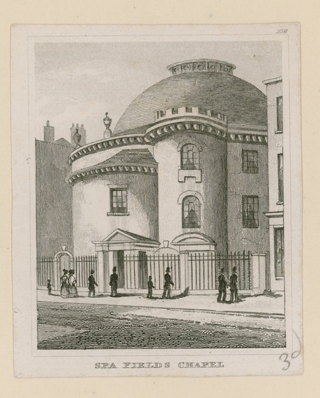 Spa Fields Chapel, Clerkenwell av English School