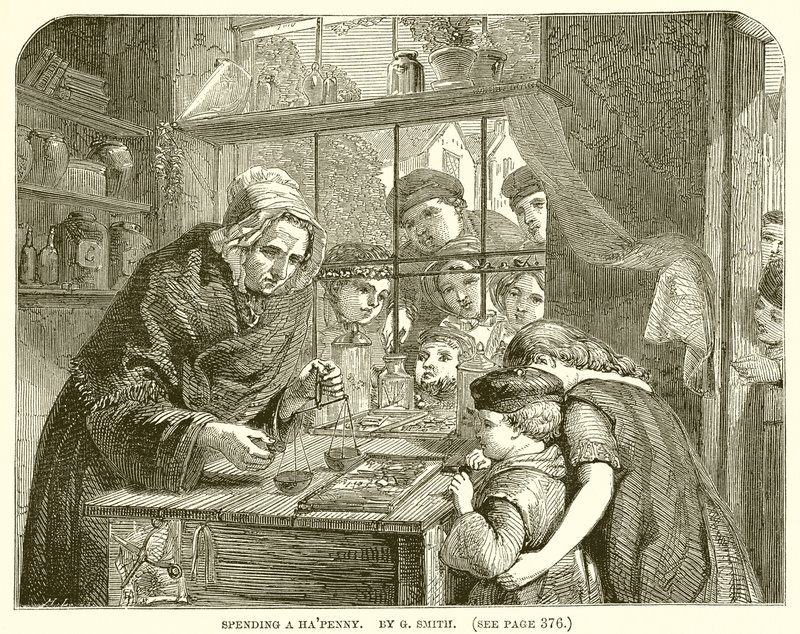 Tilbringer en Hapenny. Av G. Smith av English School