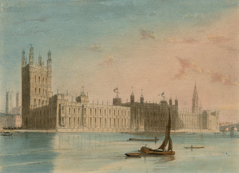Spooners Protean Views: The New Houses of Parliament av English School