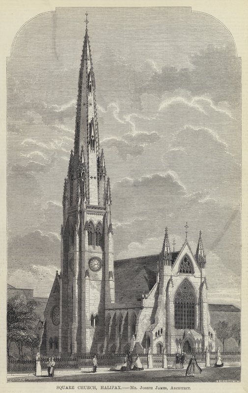 Square Church, Halifax (gravering) av English School