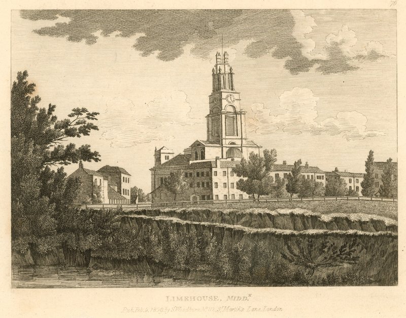 St Annes Church, Limehouse, London av English School