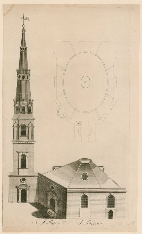 St Antholin, London av English School