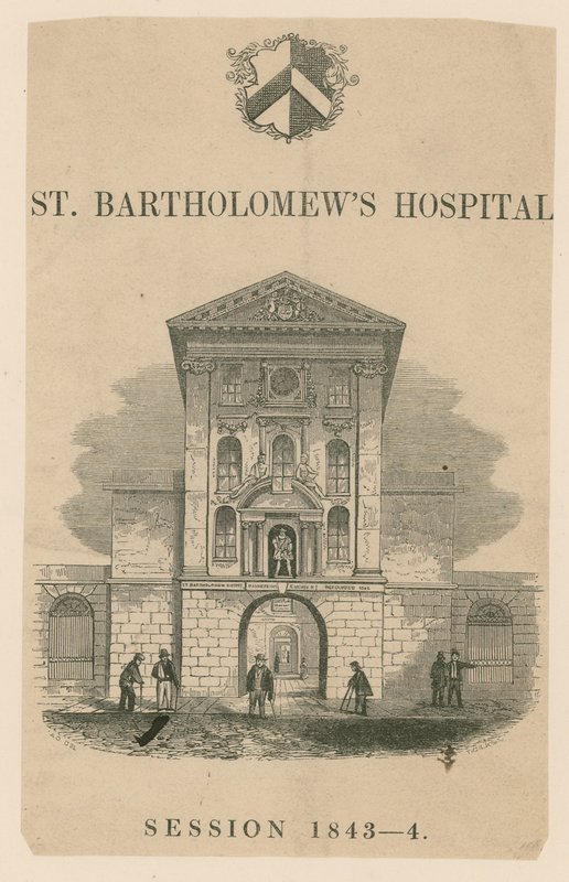 St Bartholomews Hospital, Smithfield. av English School