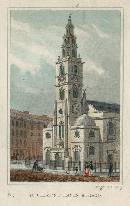 St Clement Danes på Stranden av English School