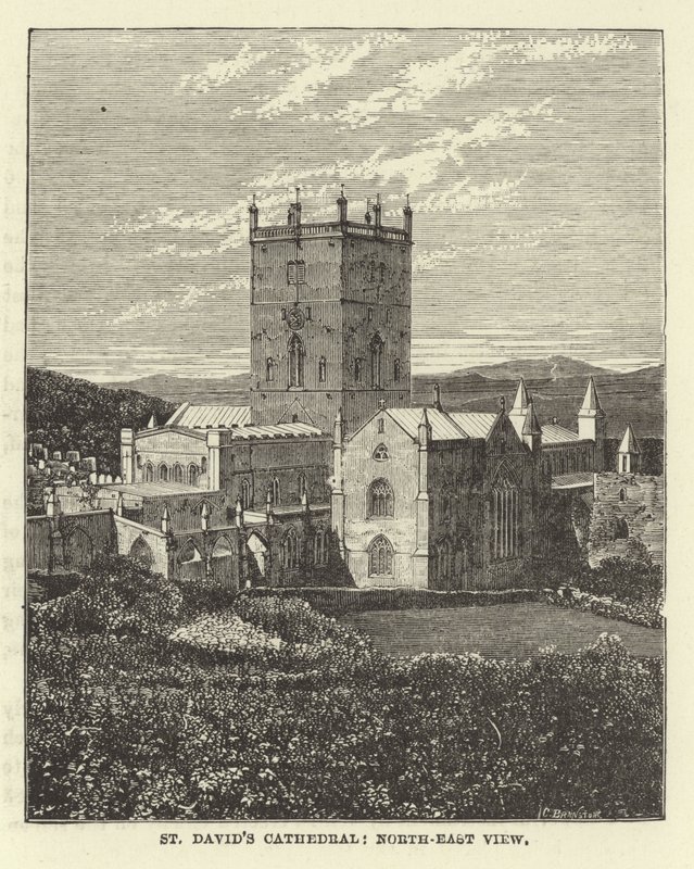 St Davids Cathedral, North-East View av English School