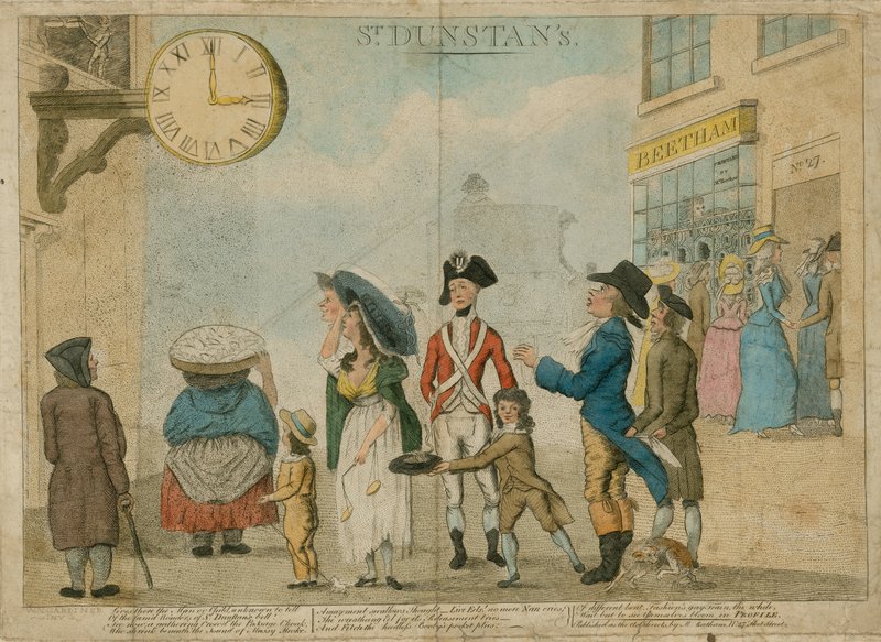 St Dunstans, Fleet Street, London av English School