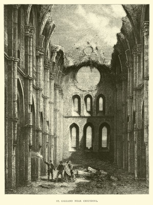 St Galgano nær Chiusdino av English School