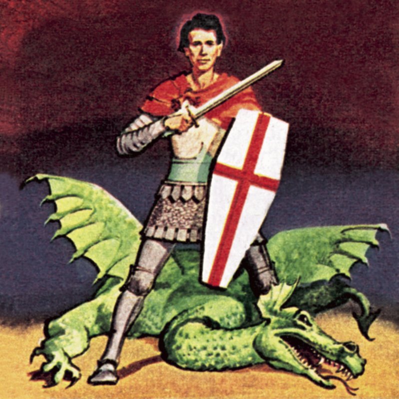 St George og dragen av English School