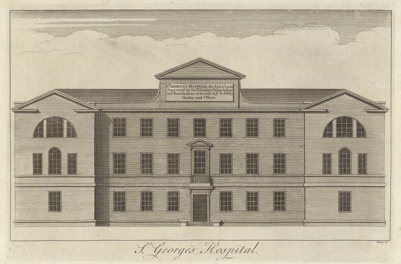 St Georges Hospital, London av English School
