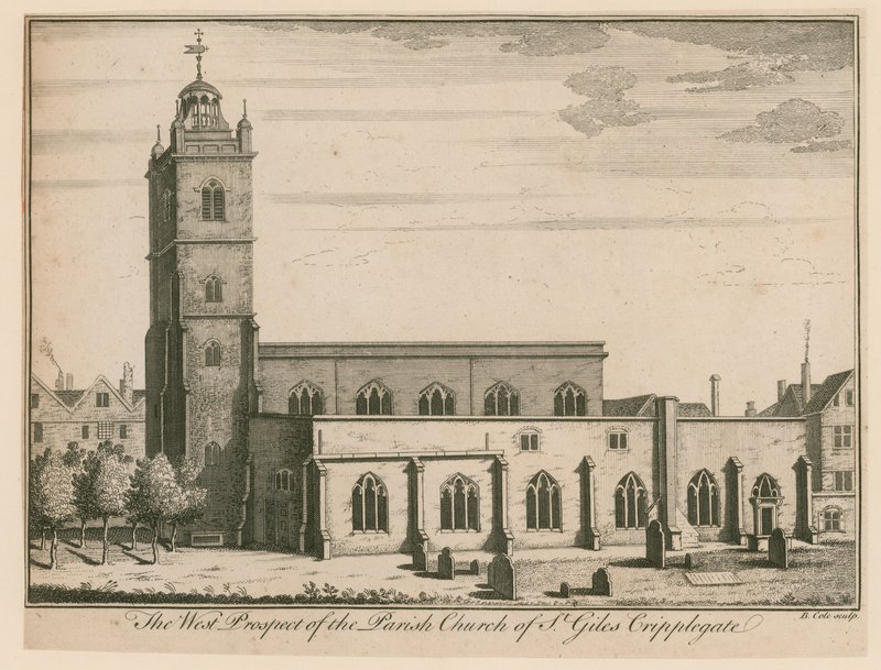St Giles, Cripplegate, London av English School