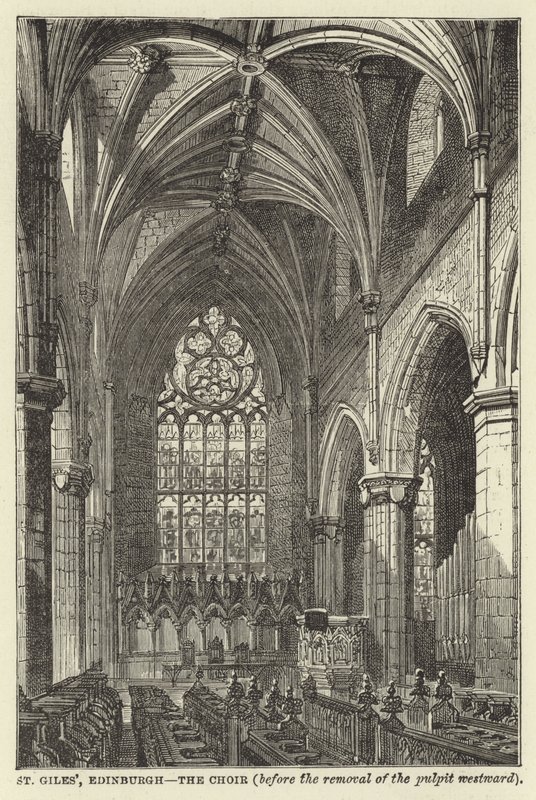 St Giles, Edinburgh, Koret av English School
