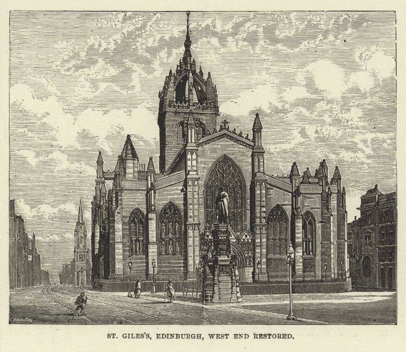 St Giles, Edinburgh, West End restaurert av English School