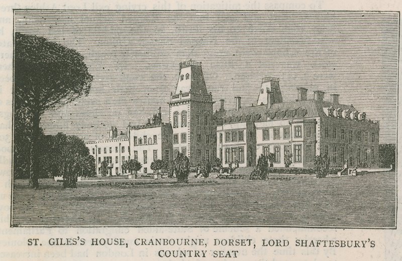 St Giles House, Cranborne, Dorset, Lord Shaftesburys Country Seat av English School