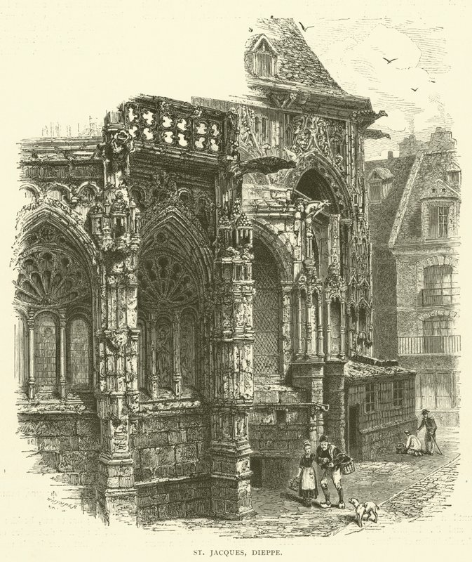 St. Jacques, Dieppe (gravering) av English School