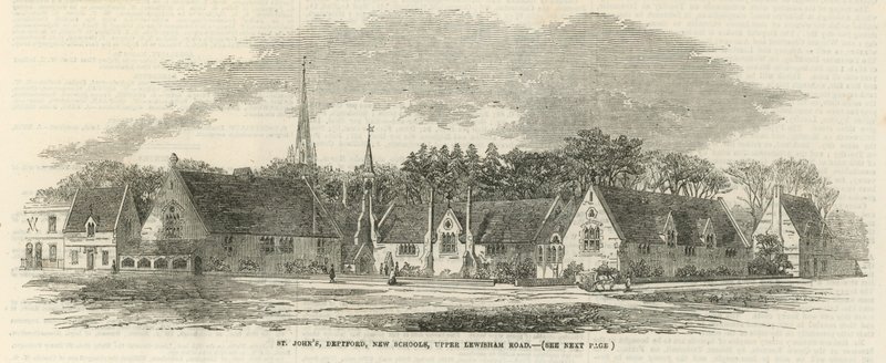 St Johns, Deptford, New Schools, Upper Lewisham Road av English School