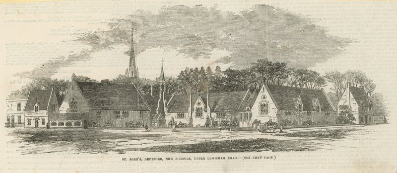 St Johns, Deptford, New Schools, Upper Lewisham Road av English School