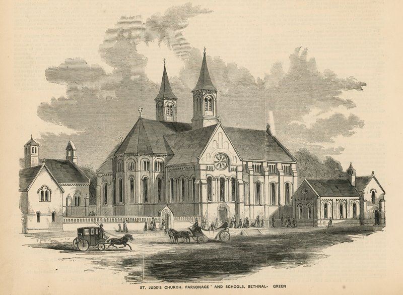 St Judes-kirken i Bethnal Green av English School