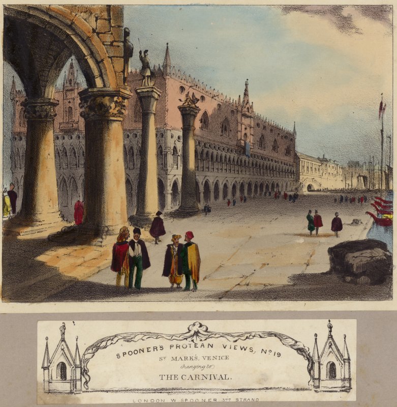 Markus-basilikaen i Venezia av English School