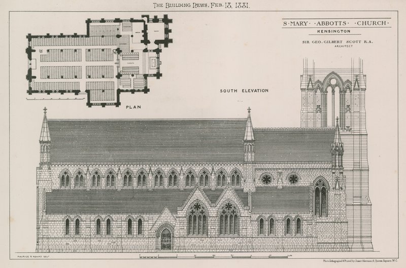 St Mary Abbots Church, Kensington av English School