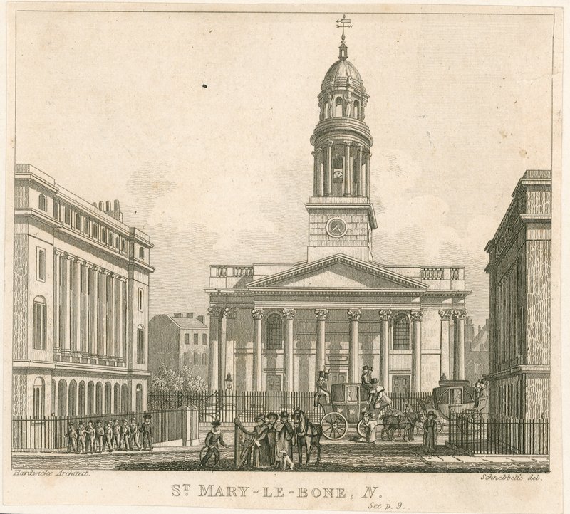 St Marylebone Church, London av English School