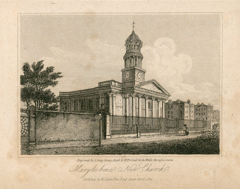 St Marylebone Church, London av English School