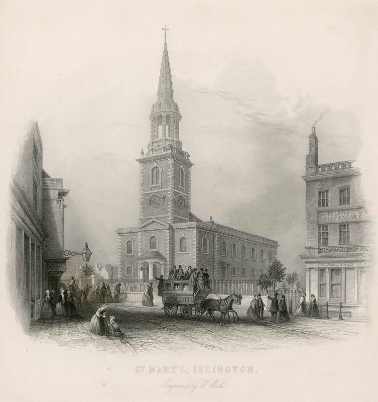 St Marys (ny kirke), Islington av English School