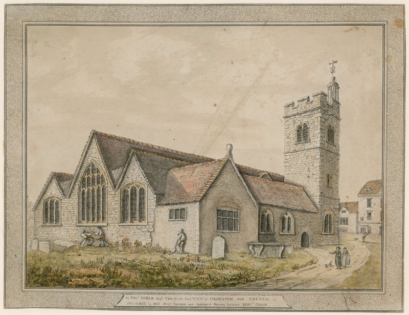 St Marys (gamle kirken), Islington av English School