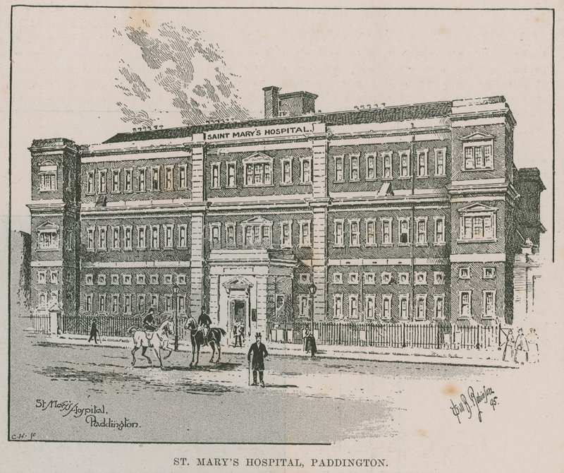 St Marys Hospital, Paddington, London av English School