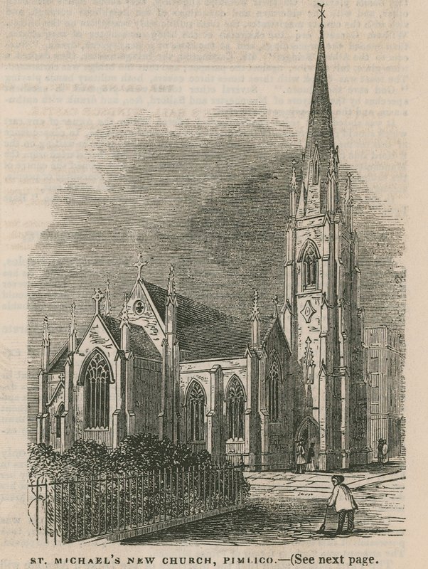 St Michaels nye kirke i Pimlico av English School