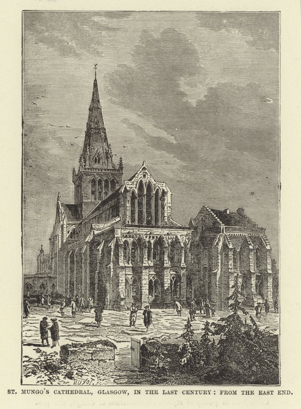 St Mungos Cathedral, Glasgow, i det siste århundre, fra East End av English School