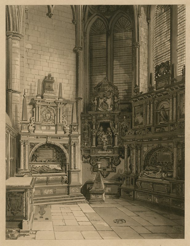 St Nicholas Chapel, Westminster Abbey, London av English School
