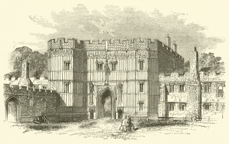 St Osyth Priory (gravering) av English School