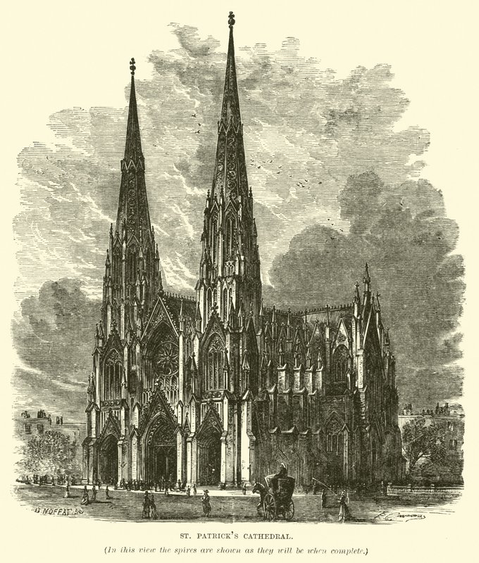 St Patricks katedral av English School