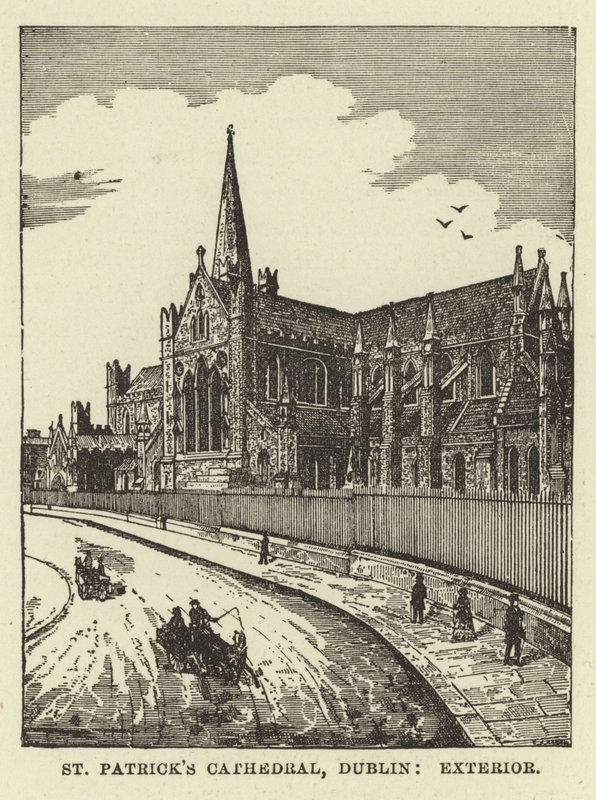 St Patricks Cathedral, Dublin, eksteriør av English School
