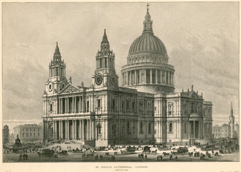 St Pauls Cathedral, London av English School