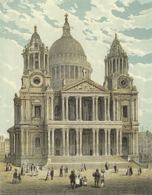 St Pauls katedral, vestfronten av English School